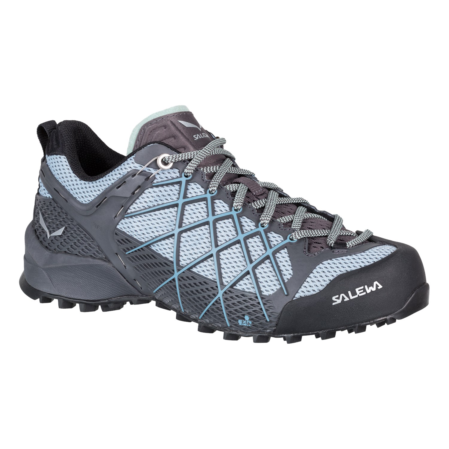 Salewa Women's Wildfire Approach Shoes Grey/Blue ZIT-627483